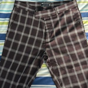 ASOS Design stripped fitted pants